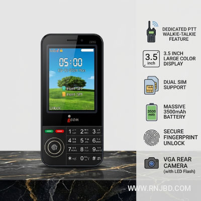 Icon i909 Dual Sim Mobile 3.5 Inch Display 3500 Mah Battery